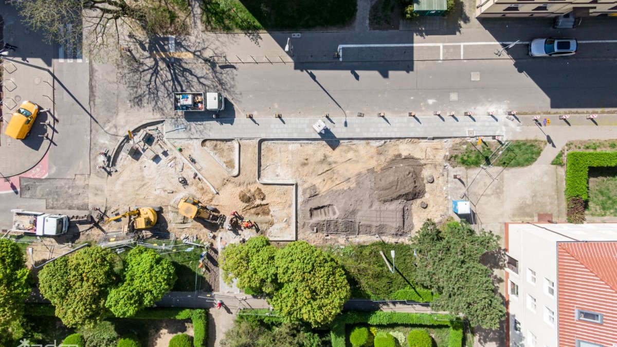 Galeria zdjęć z budowy parku kieszonkowego na Jeżycach