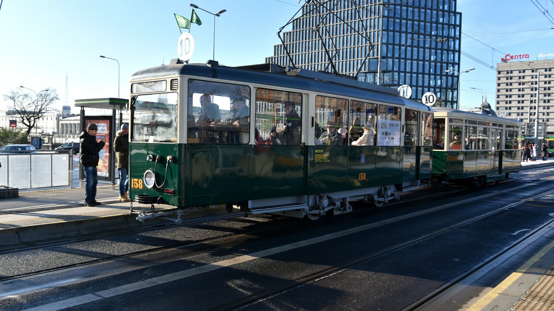 Historyczny tramwaj na Kaponierze