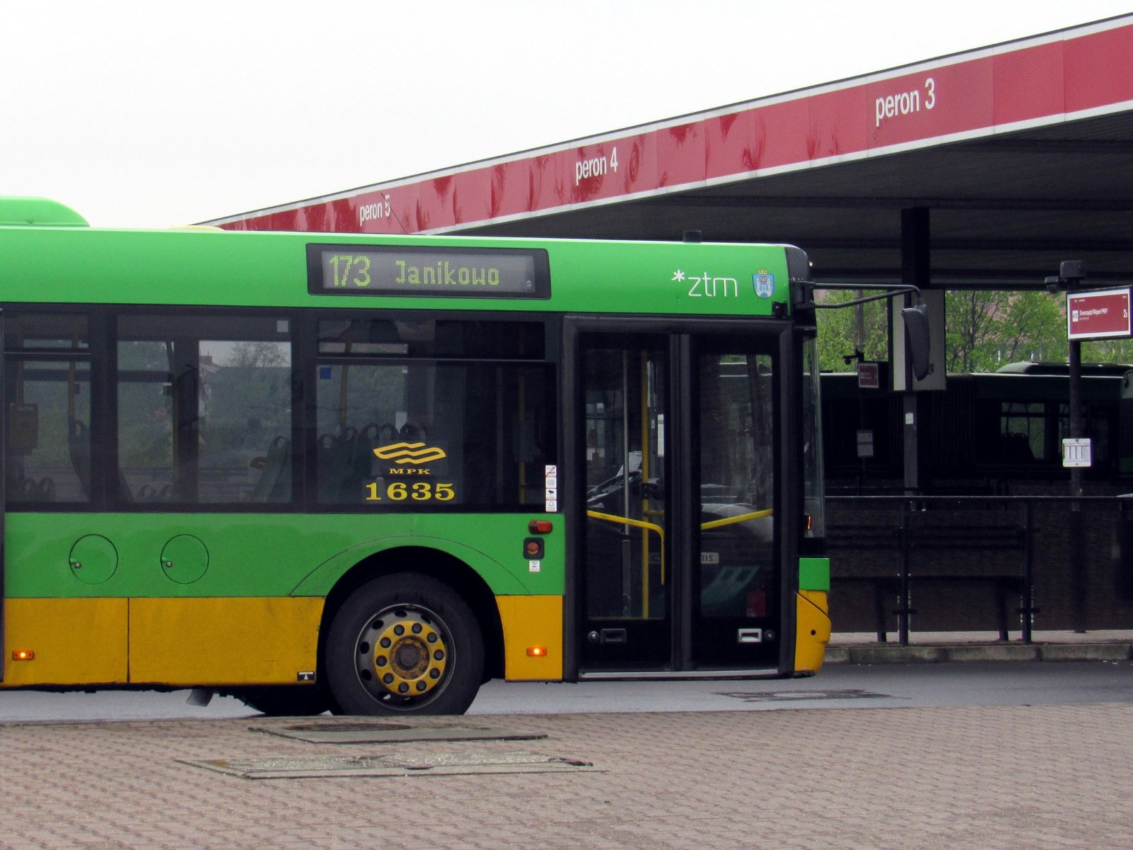 Autobus linii nr 173 - grafika artykułu