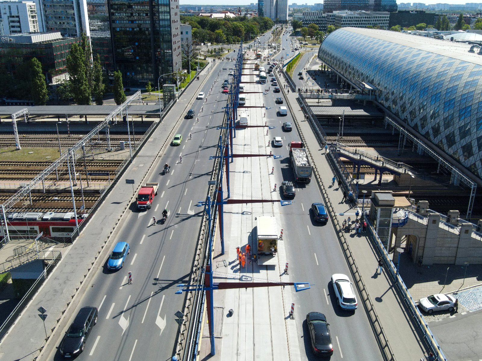 Galeria zdjęć z mostu Dworcowego oraz briefingu - grafika artykułu