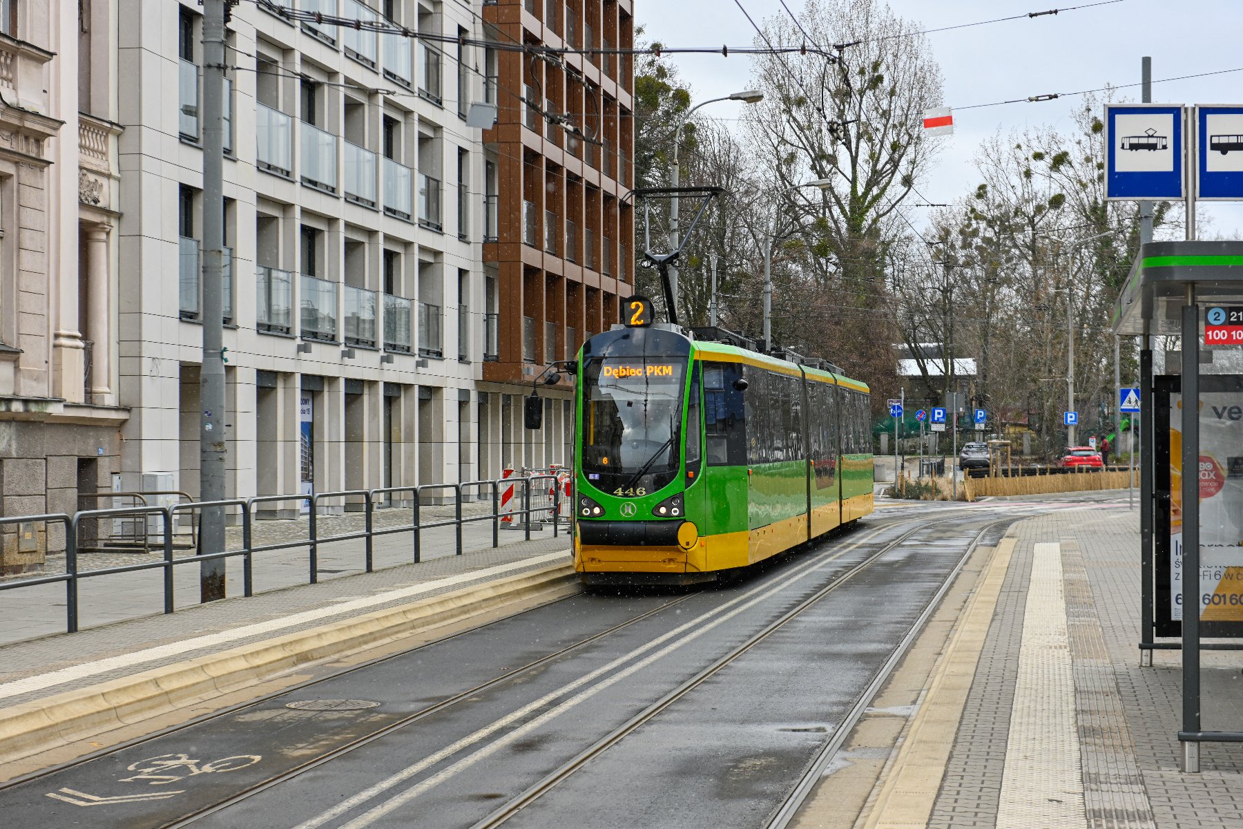 Tramwaju linii nr 2 na ul. Zwierzynieckiej - grafika artykułu