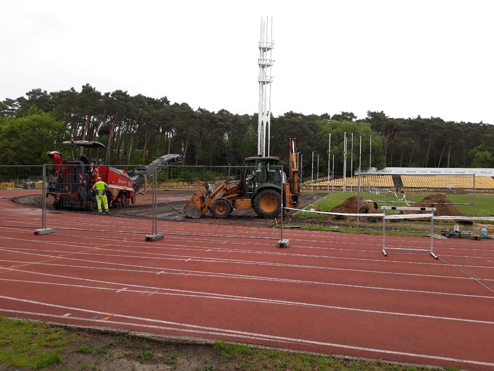 II etap modernizacji stadionu lekkoatletycznego na Golęcinie - grafika artykułu