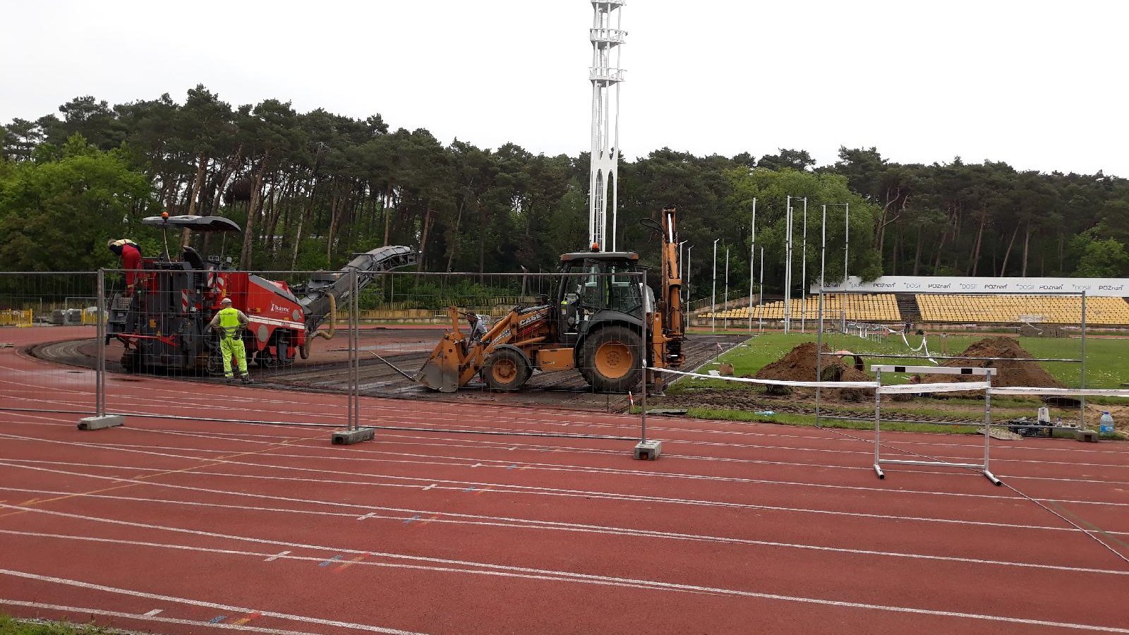 II etap modernizacji stadionu lekkoatletycznego na Golęcinie