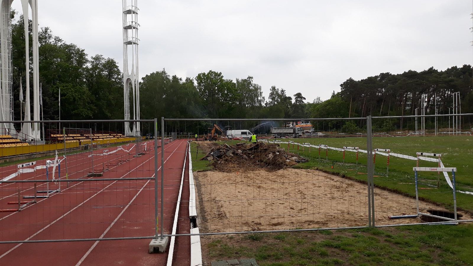 II etap modernizacji stadionu lekkoatletycznego na Golęcinie