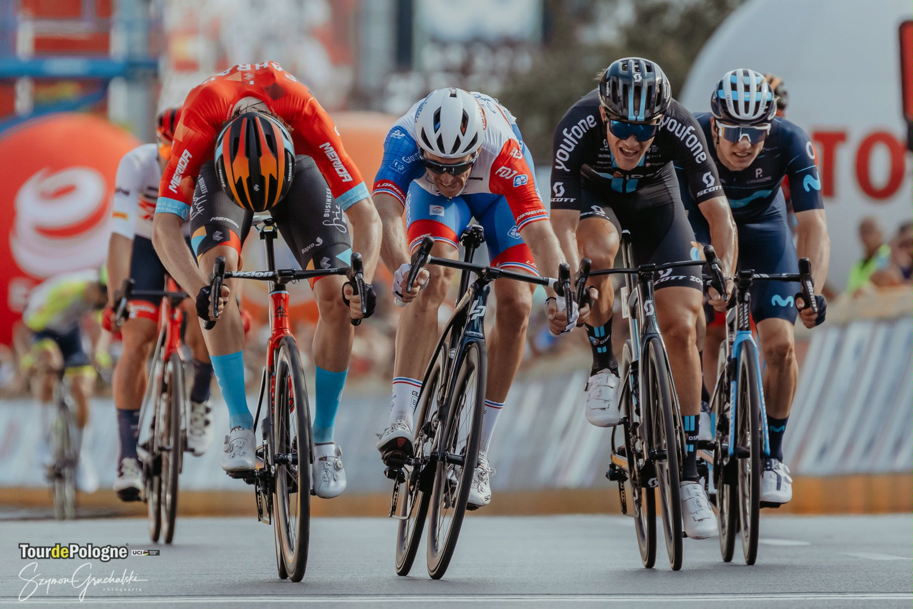 Wyścig Tour de Pologne, fot. Szymon Gruchalski - grafika artykułu