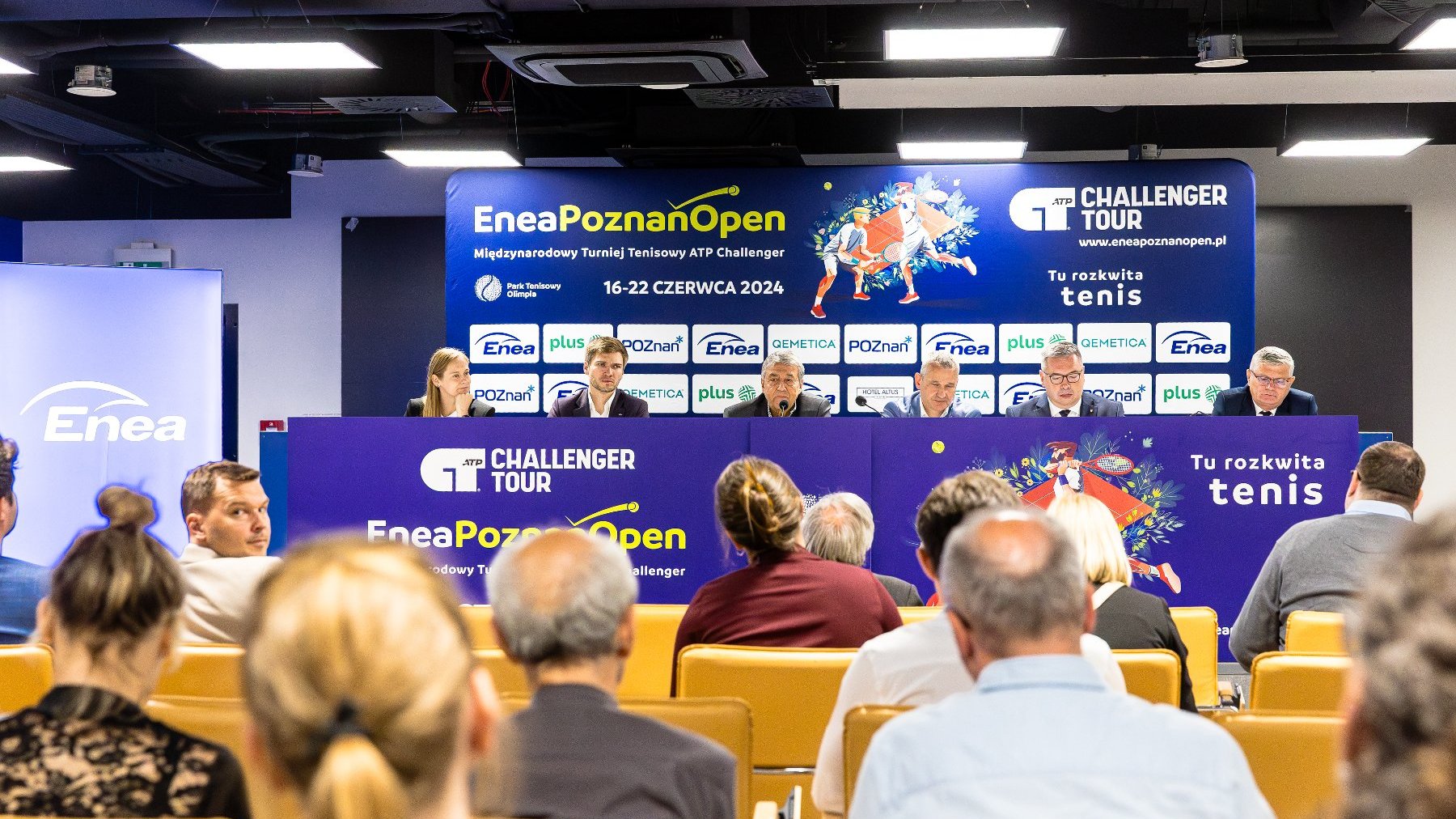 Konferencja prasowa przed Enea Poznań Open 2024, fot. Paweł Rychter