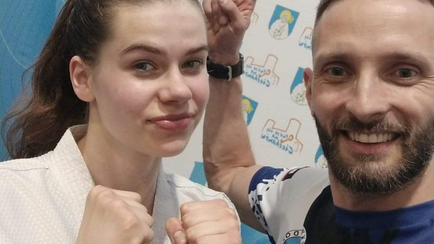 Julia Świder na MP juniorów i młodzieżowców w taekwon-do