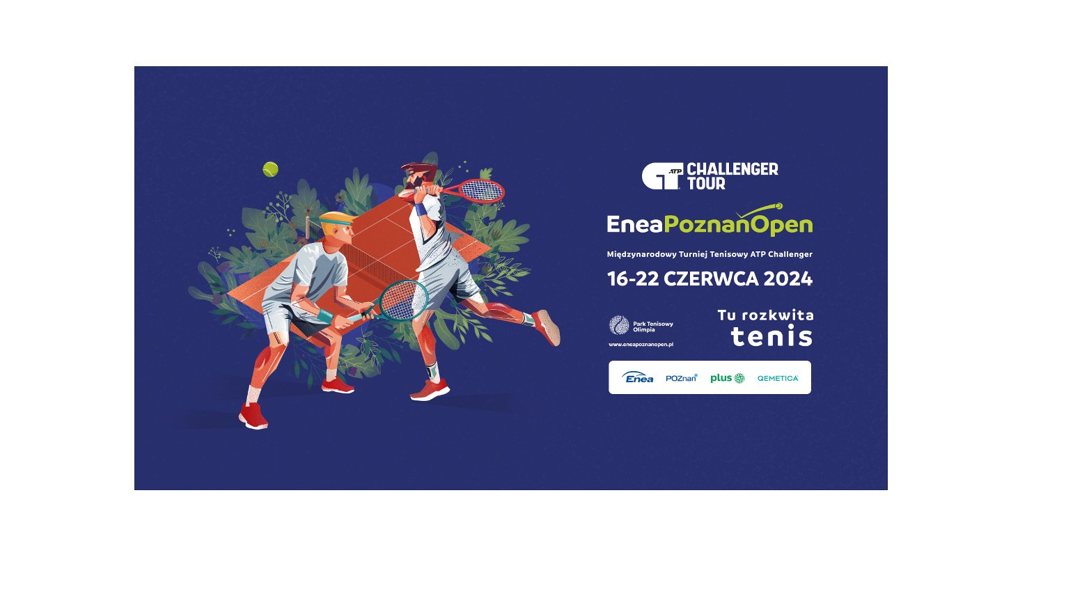Plakat turnieju ATP Challenger Enea Poznań Open