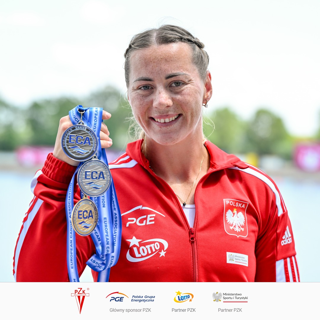 Dorota Borowska z 3 medalami ME w kajakarstwie, fot. Polski Związek Kajakowy - grafika artykułu