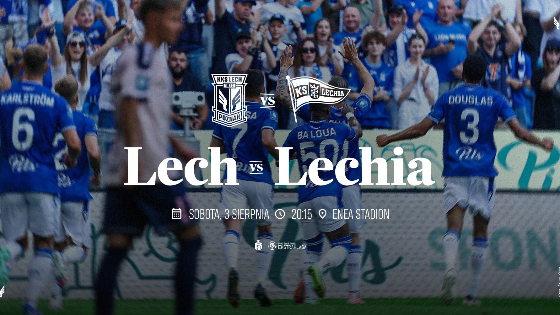 Plakat meczu Lech - Lechia