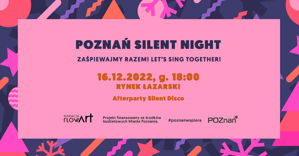 the banner of the event Poznań Silent Night - grafika artykułu