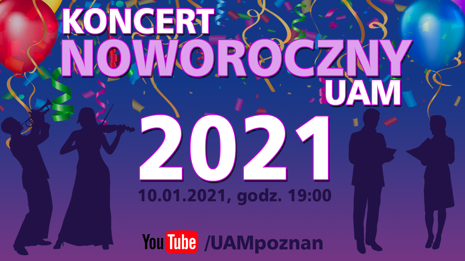 Koncert noworoczny UAM - grafika artykułu