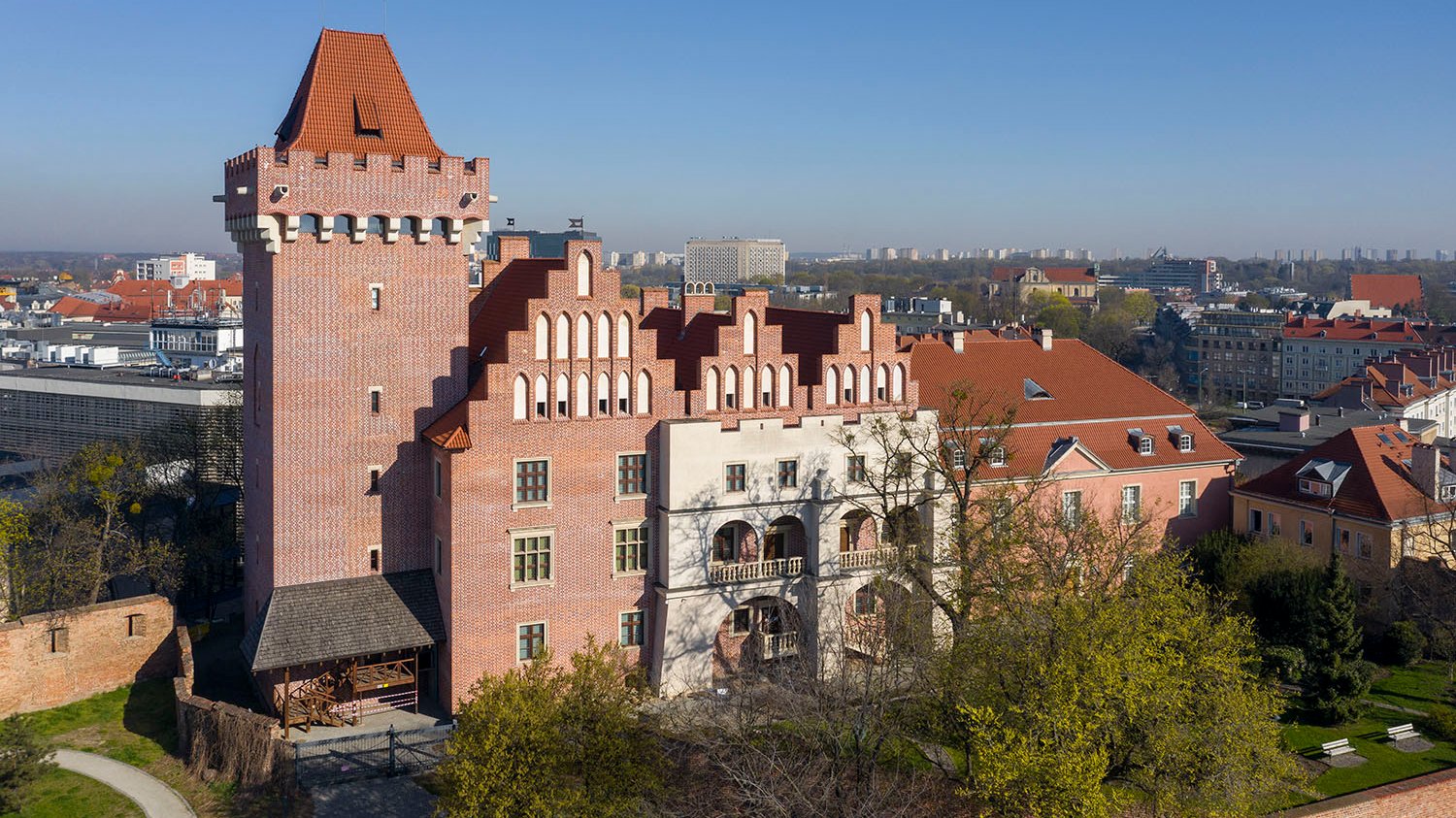 Widok na Zamek Królewski w Poznaniu