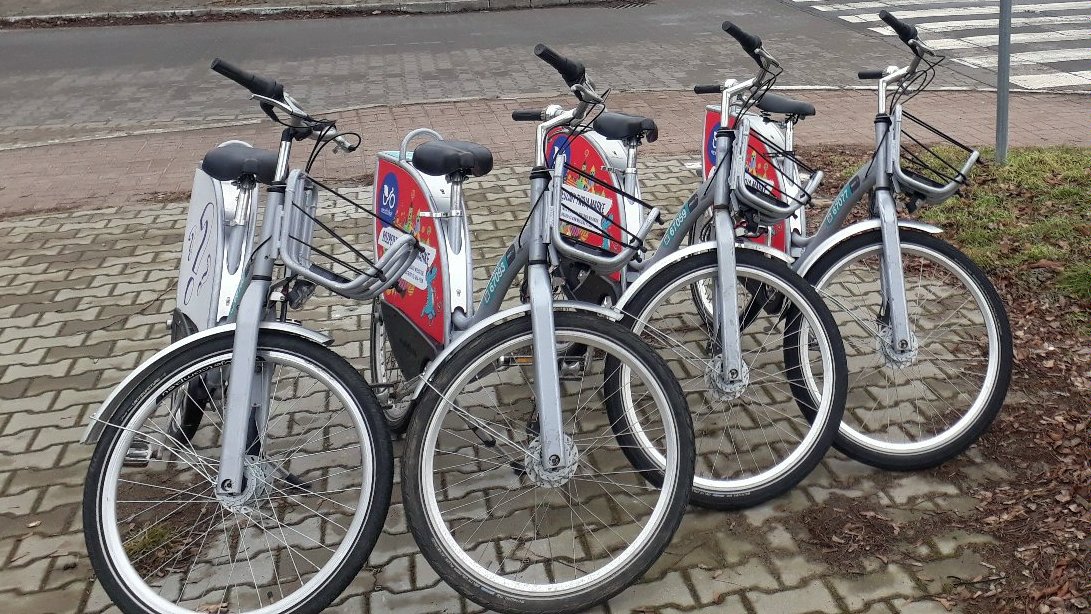 A few bikes from Poznań City Bike. - grafika artykułu