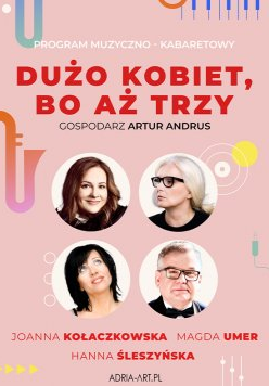 Baner promujący wydarzenie. Nazwa wydarzenia i zdjęcie artystów.