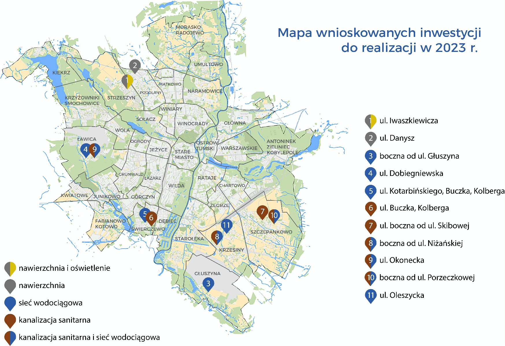 Inwestycje lokalne realizowane w 2023 r.