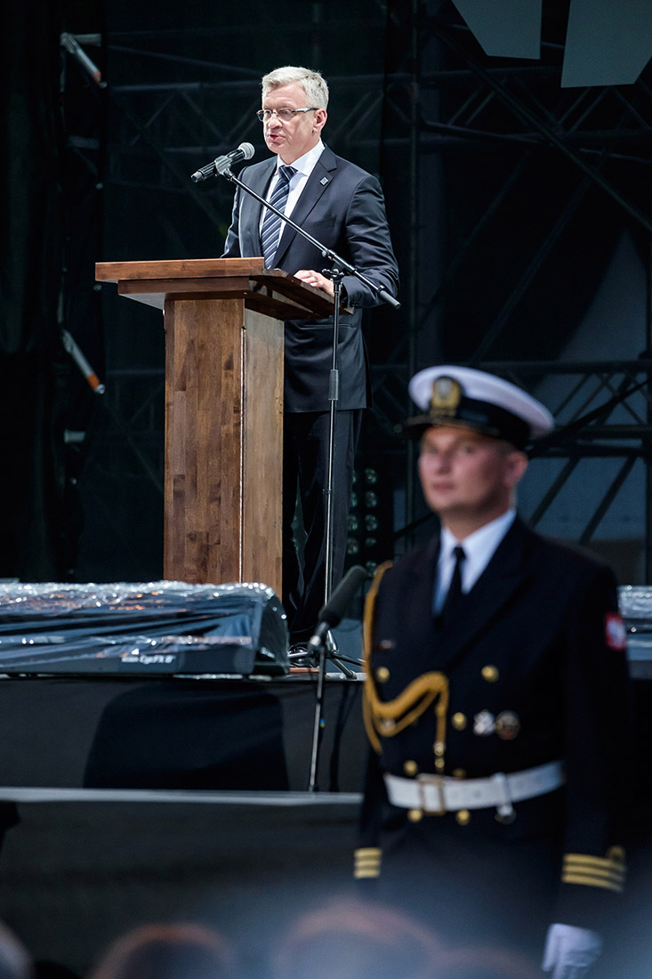 Prezydenta Jacek Jaskowiak przemawia