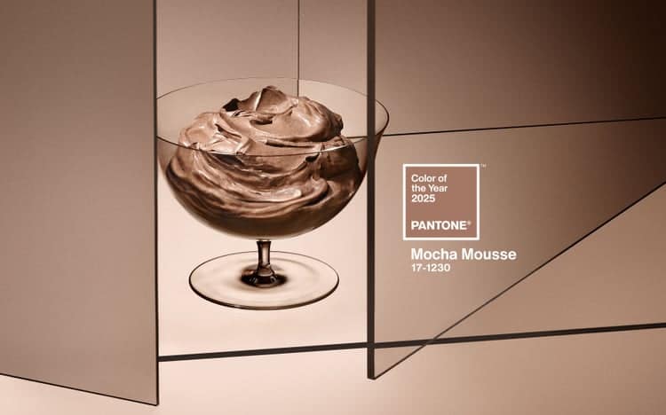 Kolor roku 2025 według Instytutu Pantone jest "Mocha Mousse"