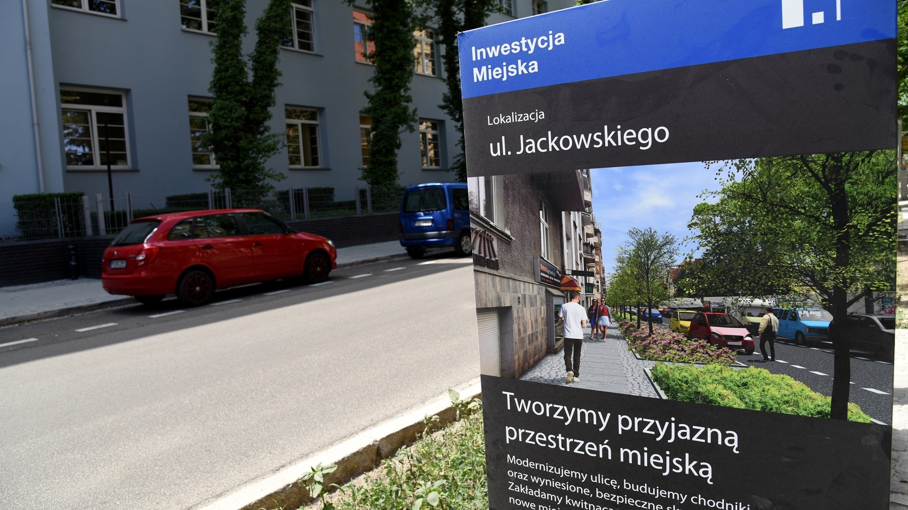 Wielofunkcyjna ulica Jackowskiego będzie gotowa w listopadzie