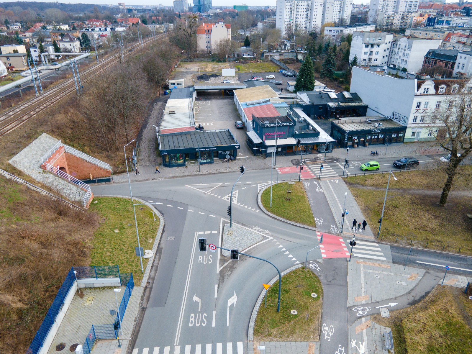 Zdjecie tunelu w ciągu ul. Kościelnej - grafika artykułu