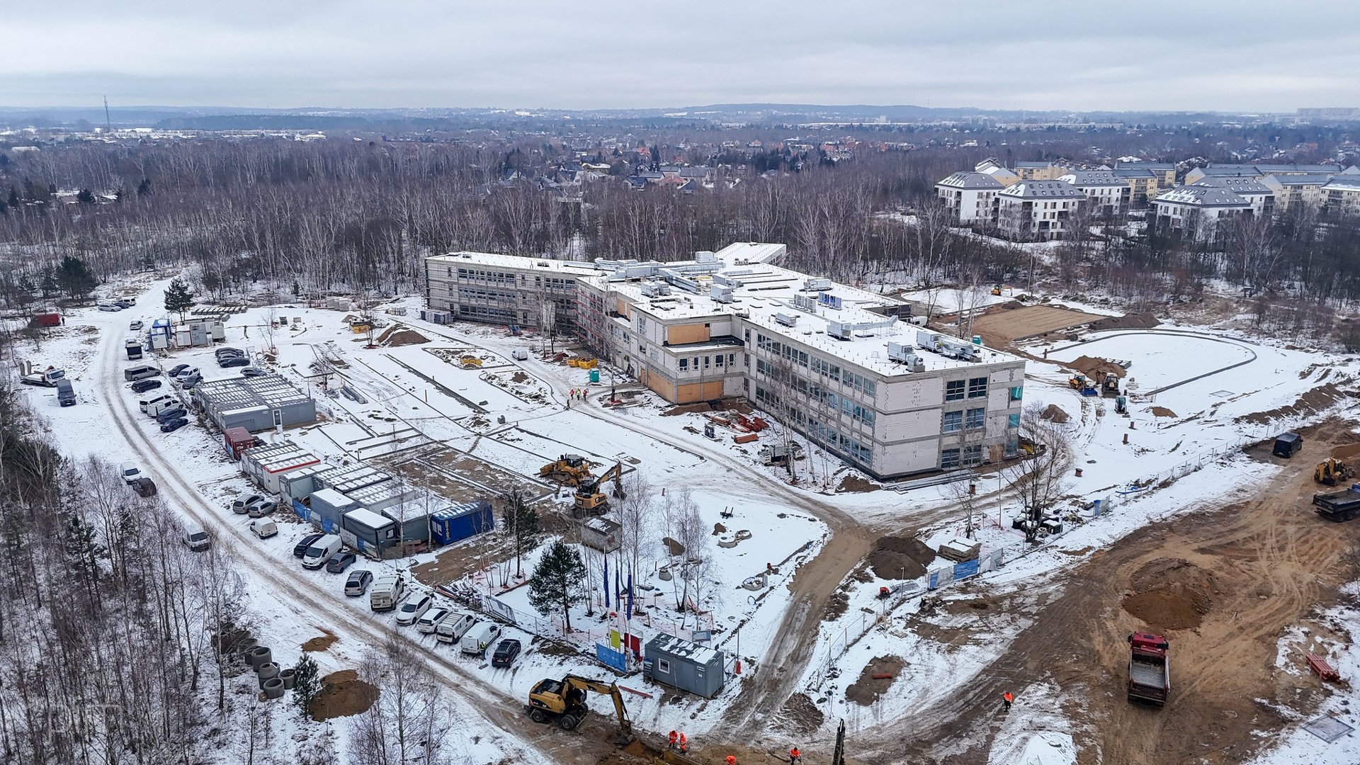 Galeria zdjęć z budowy szkoły na Strzeszynie