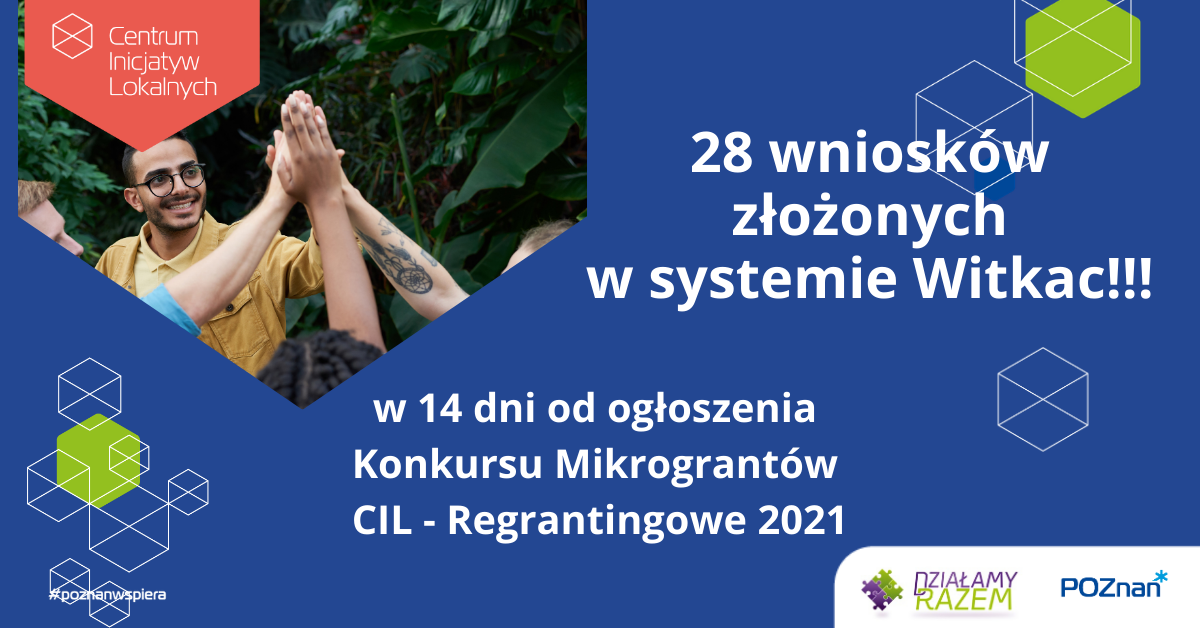 zdjęcie zawiera informację o ilości złożonych wniosków w konkursie mikrodotacji - grafika artykułu