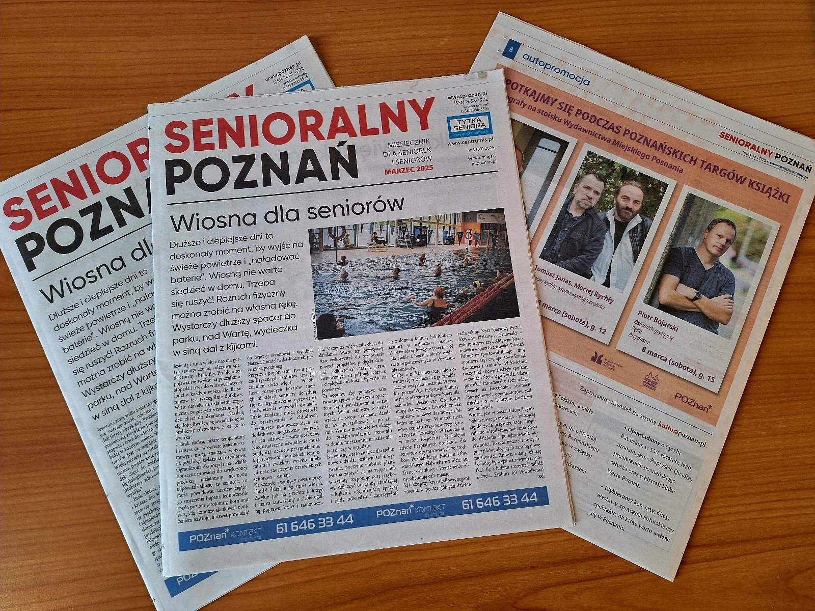 Rozłożone gazety Senioralnego Poznania - grafika artykułu