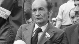 Stanisław Maryja podczas rocznicy Poznańskiego Czerwca 1956.