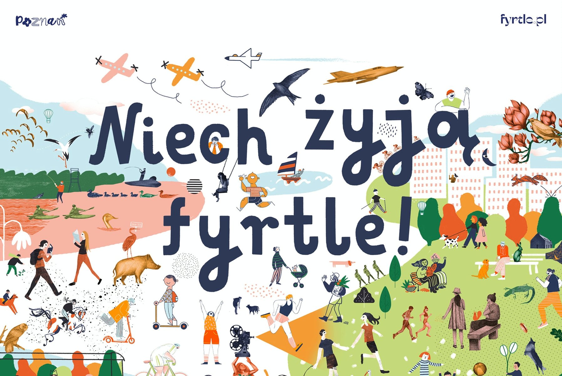 Grafika tytułowa projektu: "Niech żyją fyrtle!" - grafika artykułu