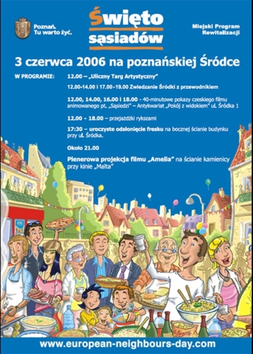 Oficjalny plakat Europejskiego Dnia Sąsiada