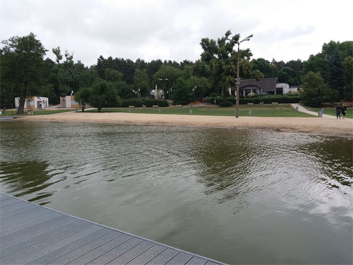 plaża nad Jeziorem Strzeszyńskim