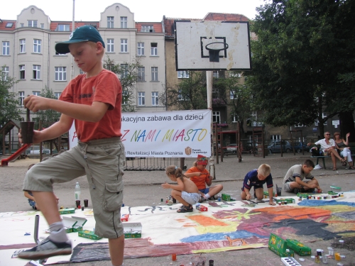 Warszaty na placu A. Asnyka