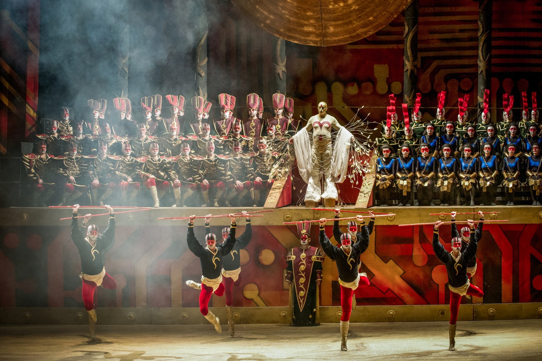W Teatrze Wielkim będzie można obejrzeć operę "Aida"powstała na zamówienie wicekróla Egiptu w XIX wieku fot. Teatr Wielki Zdjęcie z opery Aida