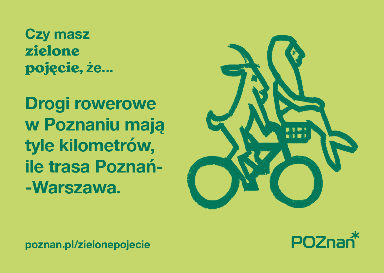 Drogi rowerowe w Poznaniu. Źródło: Urząd Miasta Poznania.