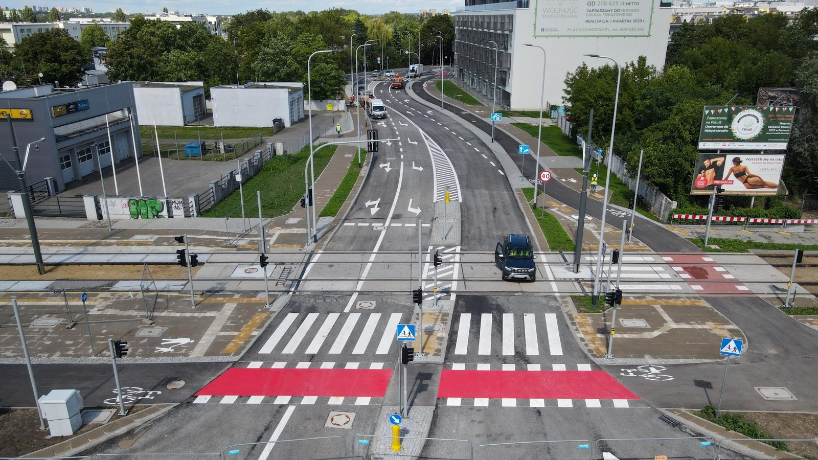 Galeria zdjęć z nowo wybudowanego odcinka ul. Pleszewskiej i trasy kórnickiej