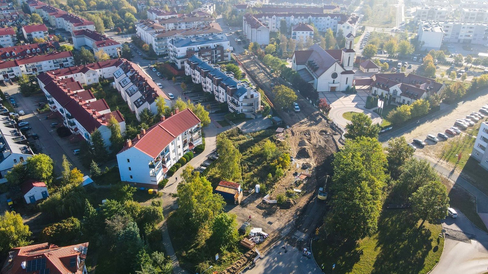 Galeria zdjęć z prac nad przedłużeniem ul. Wańkowicza