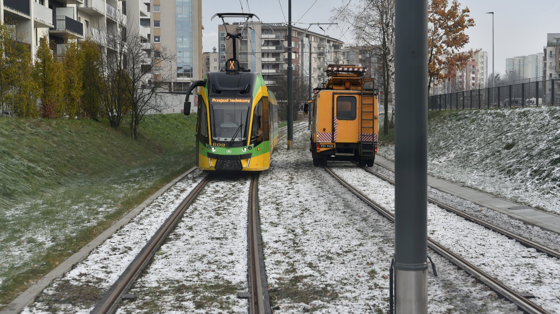 Galeria zdjęć z testowych przejazdów tramwajów na trasie kórnickiej