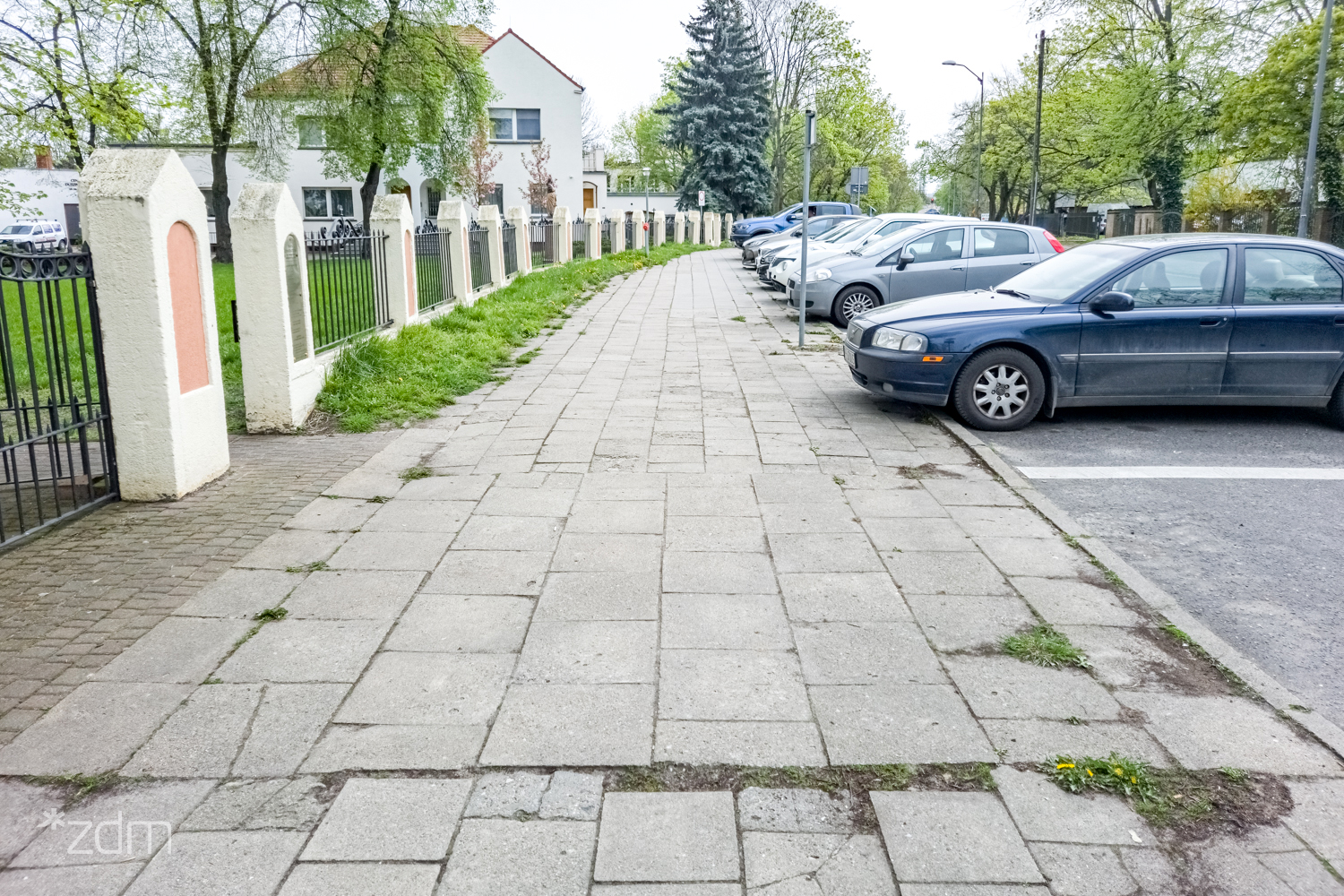 Galeria zdjęć z ul. Rocha sprzed przebudowy chodnika - grafika artykułu